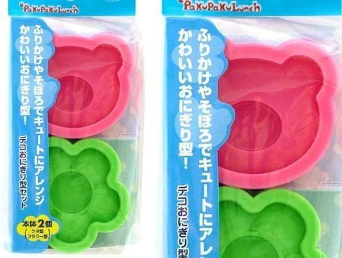 1 X Onigiri Mold Shaper (Flower & Bear Shape) by Maruki