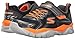 Skechers Kids Boys' Electronz-Blazar Sneaker,Black/Charcoal/Orange,13.5 M US Little Kid
