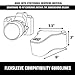 USA GEAR DSLR Camera Sleeve with Neoprene Protection, Holster Belt Loop and Accessory Storage - Compatible with Canon EOS Rebel T7, 850D, 250D, SL3, R7, Nikon D3500, D5600, and More (Southwest)