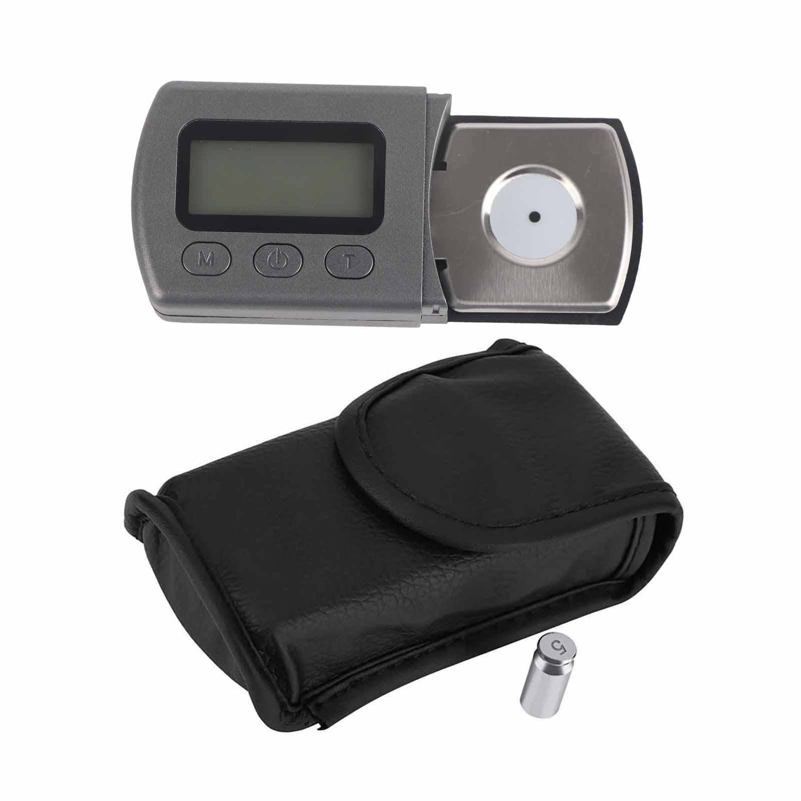 Stylus Tracking Force Gauge, LCD Digital Cartridge Stylus Tracking Force Gauge Scale 0.01g with 5g Calibration Weight, for Stylus Tracking Force Measurement
