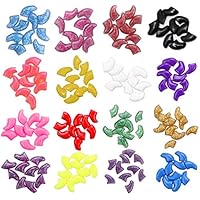 YSSHUI 160Pcs Pet Nail Caps, Soft Paws Grooming Claws Control Covers for Cat & Dog (Small)