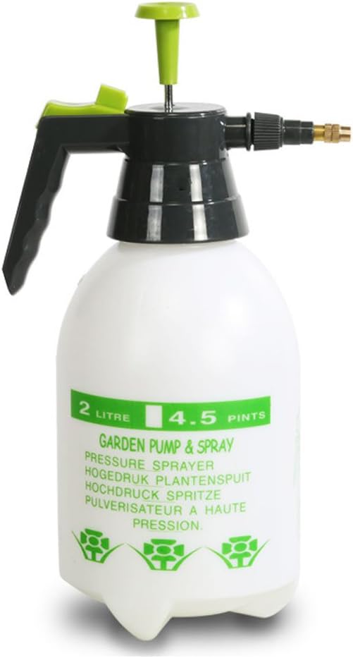 ViewHuge 2L Pressure Pump Spray Bottle,Large Capacity Watering Can Portable Handhold Chemical Garden Tool for Garden Flower Outdoor