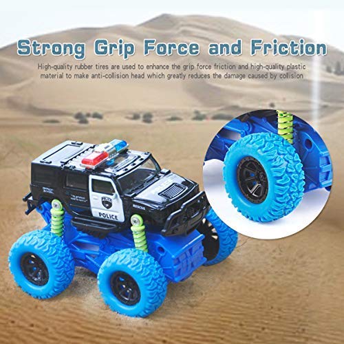 image for Toymall Baby Toys Toddler Police Car Toy Inertial Off-Road Vehicle Fou