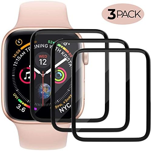 Screen Protector Compatible with Apple Watch (38mm Compatible with iWacth Series 3/2/1),HD Anti-Bubble Scratch-Resistant Guard Cover Protective Soft Screen Protector 3-Pack