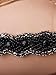 Vijiv Vintage Silver Beaded 20s Headpiece 1920s Gatsby Flapper Headband Feather