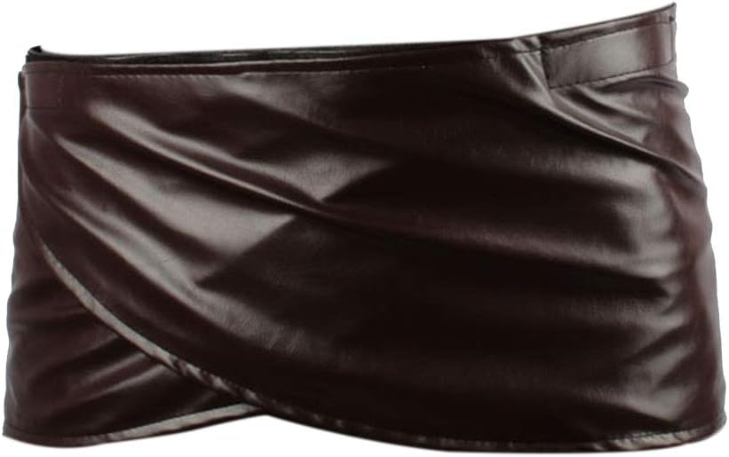 FangjunxianST Attack Titan Leather Skirt Short Brown Hookshot Belt Apron