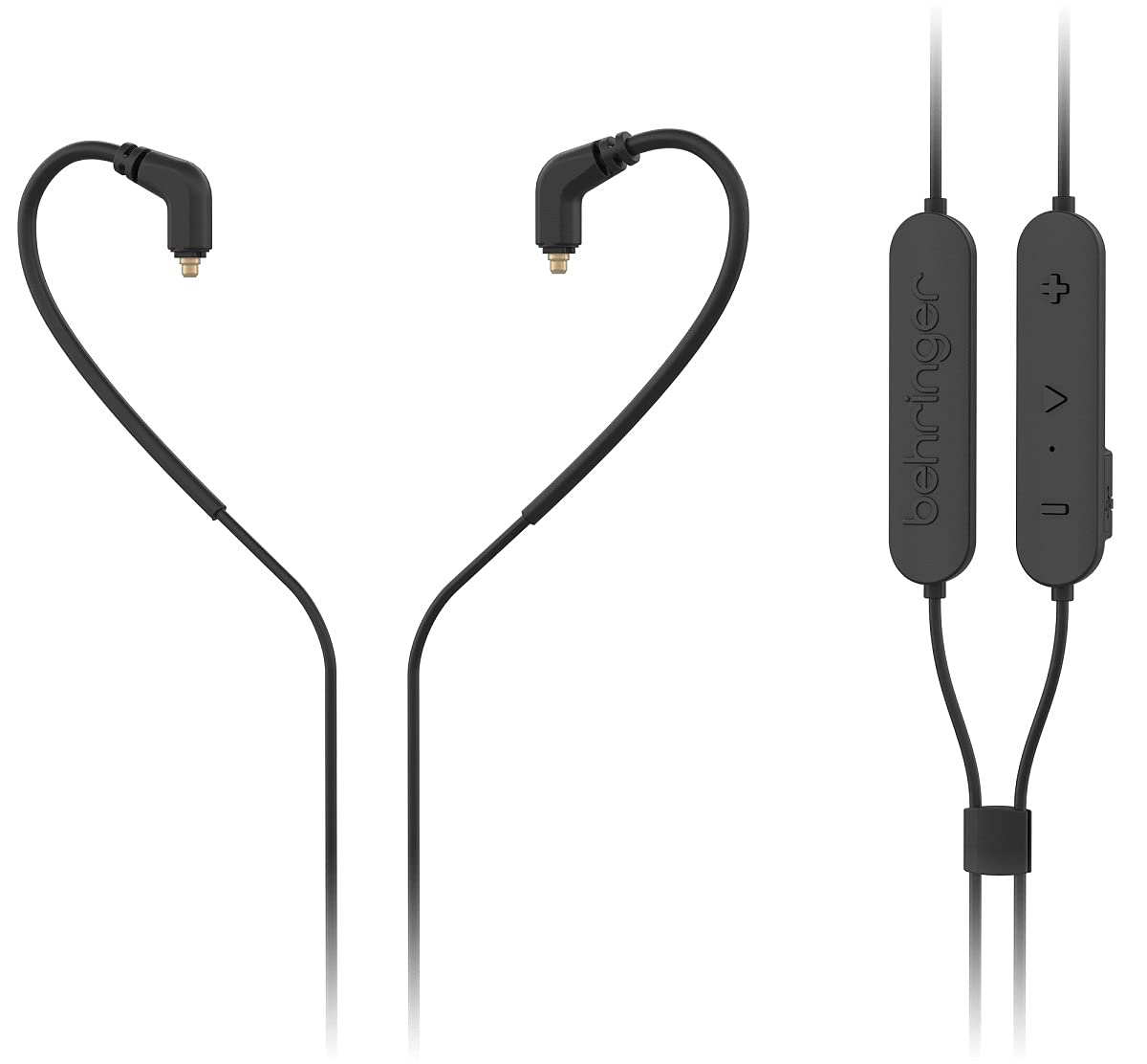 Behringer BT251-BK Bluetooth* Wireless Adapter for In-Ear Monitors with MMCX Connectors