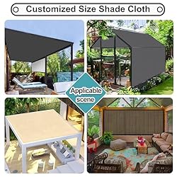 Shade&Beyond 90% Sun Shade Cloth with