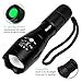 Brightest Tactical LED Flashlight - A100 High Powered Handheld Tac Light - Rechargeable 18650 Lithium Ion Battery & Charger - Zoomable Adjustable Focus 5 Modes Outdoor Torch - Includes: Belt Holster
