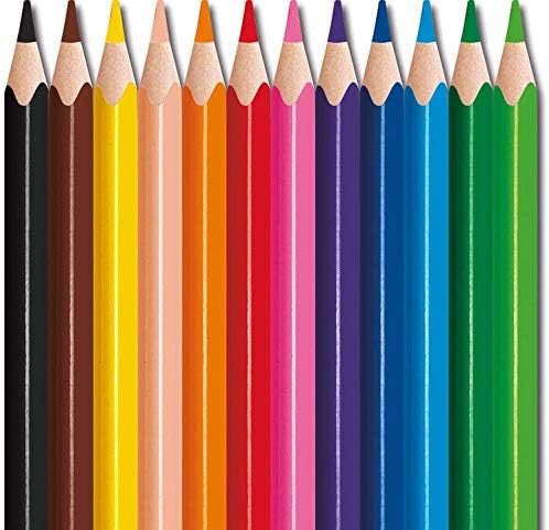 Maped - Strong Mini Color'Peps Colouring Pencils - 12 Ultra-Resistant and Ergonomic Colouring Pencils - Pack of 12 Small Pencils - Image 3