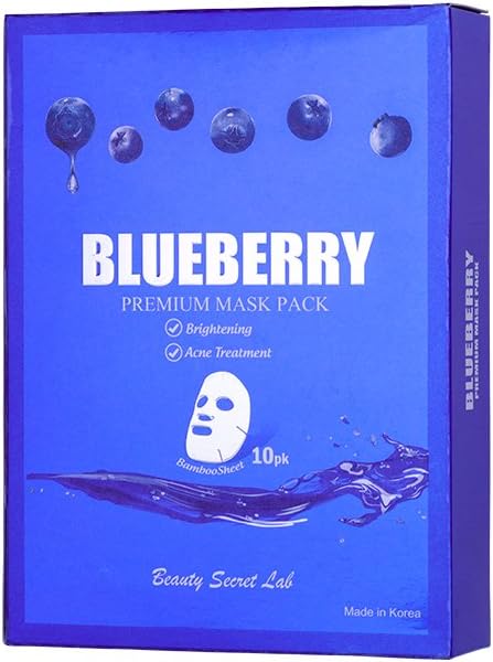 Blueberry Facial Mask (10PK)