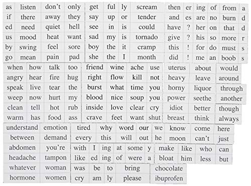 Magnetic Poetry - PMS Poet Kit - Words for Refrigerator - Write Poems ...