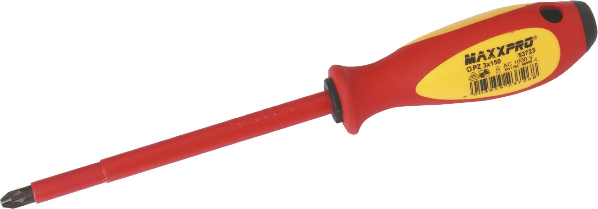 WITTE 53722 - Destornillador aislado Pozidriv MAXX VDE (PZ2x100)