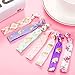 BBTO 40 Pieces Unicorn Colorful Hair Ties Bracelet Party Favors Birthday Gifts Supplies, Elastic Ponytail Holders Decorations for Girl and Children (Style 1)