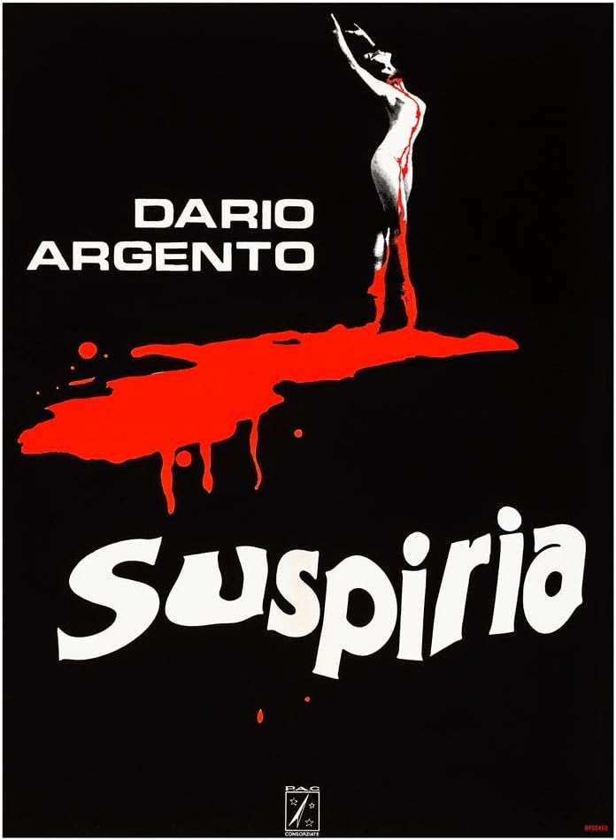 RetroArt Dario Argento Suspiria Horror Movie Poster (30x40cm Art Print)