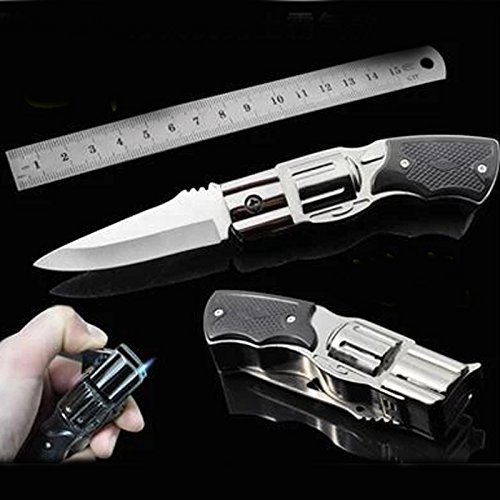 SZFLYLINK Creative Knife cigaretter Lighter Metal Material Pistol Style