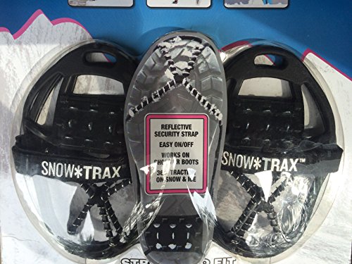 Womens Snow Trax 2 Pack Winter Ice Grippers Size 5-10 ONE SIZE FITS MOST For Boots & Shoes