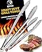 Grill Tongs for Cooking BBQ - Heavy Duty Grilling Tongs for Cooking & Serving Food in The Sizes You Need - 12 & 16" - Long Locking Stainless Steel Tongs for Kitchen & Barbecue - No More Burnt Hands primary