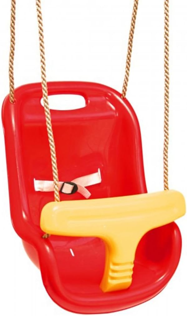 Swing King Garden Swing Seat Baby Comfort Red/Yellow 2521050 Adjustable Height