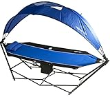 Kijaro All in One Outdoor Camping Hammock with 180 Degree Detachable Shade and Rain Canopy and Built in Cooler
