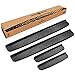 Seven Sparta Door Sill Guards for 2018 2019 Jeep Wrangler JL/JLU, 2020 Gladiator JT Entry Guards Black(4-Door)