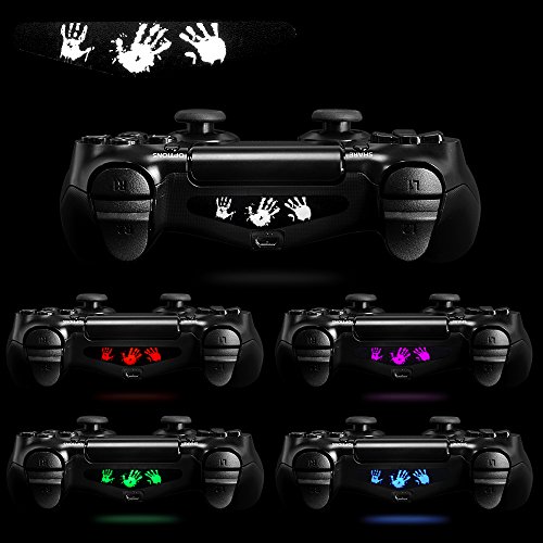 eXtremeRate-Set-of-30-Custom-Scared-Skull-Design-LED-Lightbar-Decals-for-Dualshock-4-Playstation-4-PS4-PS4-Slim-PS4-Pro-Controller-Stickers-Skins