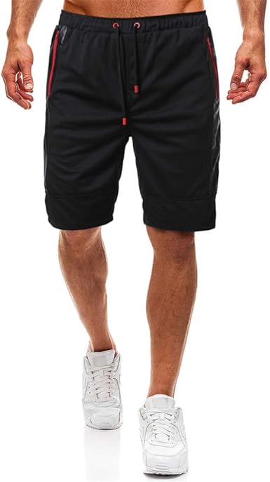 mens short pants with elastic waist