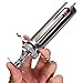 New 30ml Reusable Stainless Steel Hypodermic Veterinary Animal Syringe Glass for Lab
