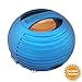 XBOOM Ceramic Mini Portable Capsule Speaker with Rechargeable Battery, Enhanced Bass+ and Ceramic Resonator - Blue