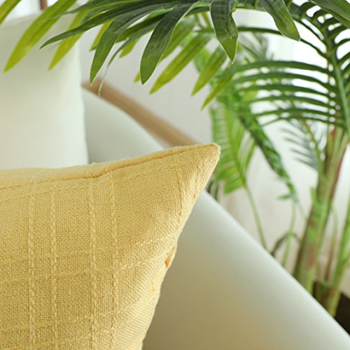 image for Kevin Textile Warm Checkered Plaid Pillow Covers Simple Garden Style C