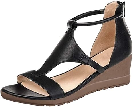 Amazon sandalias cuña mujer Clearance