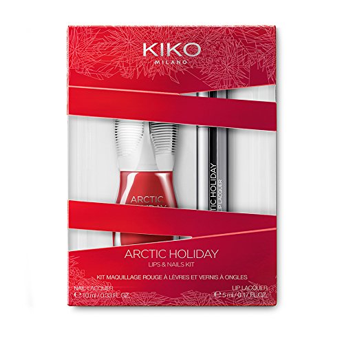 Amazoncom Kiko Milano Arctic Holiday Lips Nails Kit