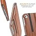 MoKo Case Fit iPad 9.7 5th/6th Generation - Slim Folding Stand Folio Cover Case Fit Apple iPad 9.7 Inch 2018/2017 with Document Card Slots, Multiple Viewing Angles, Brown