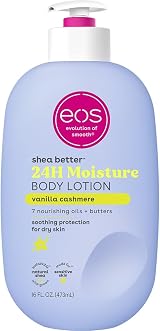 eos Vanilla Cashmere Body Lotion 16 oz 473 ml Shea Butter 24-Hour Moisture view 1