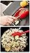 SimplexSilicone Classic 7pc Premium NonStick Heat Resistant Silicone Cooking Kitchen Utensils with Hygienic Solid Coating - Includes Spoon, Spatula, Pasta Fork, Turner, Ladle, Tongs, Whisk (Apple Red)