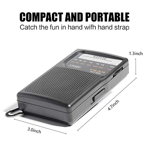 3 Portable+Pocket+Transistor+Battery+Operated