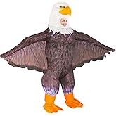 MASTAOUTDOOR Bald Eagle Inflatable Costume for Adult Blow up Eagle Costume Funny Independence Day Patriotic Outfit