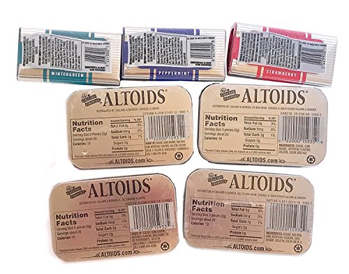 Altoids Curiously Strong Mints & Curiously Cool Mints Variety Bundle - 7 Count - //medicalbooks.filipinodoctors.org
