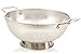 LiveFresh Stainless Steel Micro-perforated 5-Quart Colander - Professional Strainer with Heavy Duty Handles and Self-draining Solid Ring Base - Dishwasher Safe primary