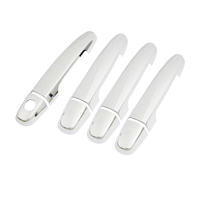 4 Pieces Self Adhesive Car Chrome Door Handle Cover Amazon.co.uk Car
