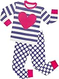 Girls Pajamas For Christmas Children Heart Clothes Size 7 Years