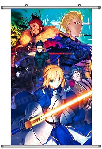 A Wide Variety of Fate Stay Night Anime Characters Wall Scroll Hanging Decor (Group Photo 2)