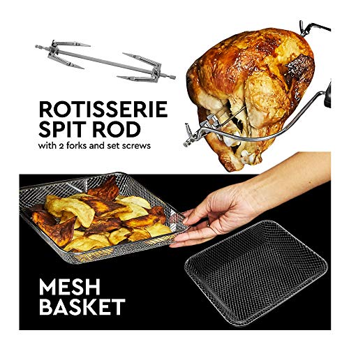 ChefWave Air Fryer Oven 16 Quart Air Fryer, Rotisserie, Dehydrator