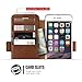 iPhone 6S Plus Case, Verus [Dandy Klop][Brown] - [Leather Wallet][Card Slot][Kickstand] For Apple iPhone 6 6S Plus 5.5
