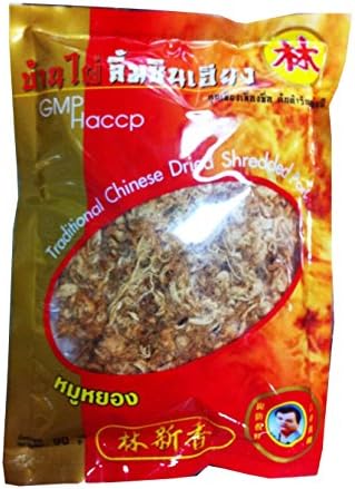 2 Packs of Traditional Chinese Dried Shredded Pork 90 G, By Banphai Limcinheang (Premium Product From Khonkaen, Thailand)