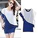 Chiffon Short Batwing Sleeve Mini Dress