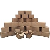 UBMOVE Moving Boxes 2 Room Economy Moving Kit 30 Boxes, Bubble Roll, &amp; Packing Tape