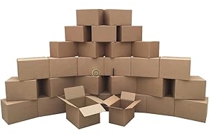 UBOXES Moving Boxes - Value Economy Kit #2 Qty: 30 Boxes & Moving Supplies, Corrugated, Model:Moving Boxes Kit