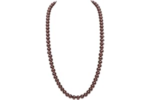 iSPECIAL Colorful Glass Bead & Pearl Choker Necklace Statement Jewelry for Women Long String of Pearls Necklace Fake Pearl Necklaces