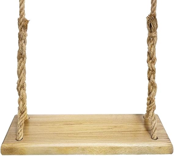 wooden childrens swing